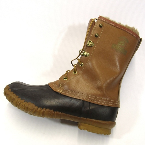 Vintage LaCrosse Duck Boots Tall Lace Up Mens 8 main image 6